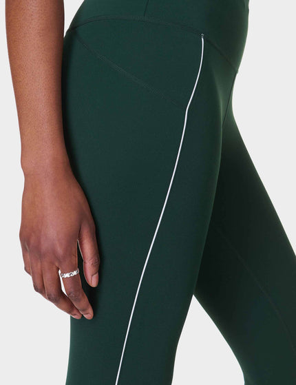 Sweaty Betty All Day Active Contrast Piping 7/8 Leggings - Cedar Greenimages4- The Sports Edit