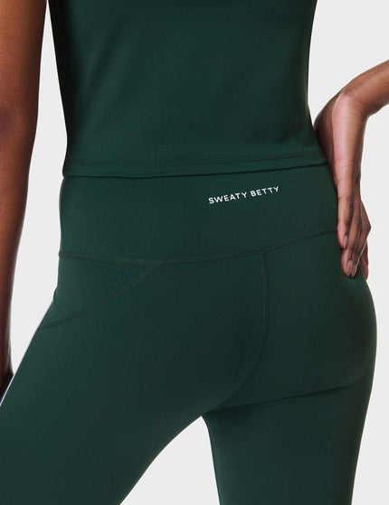 Sweaty Betty All Day Active Contrast Piping 7/8 Leggings - Cedar Greenimages5- The Sports Edit