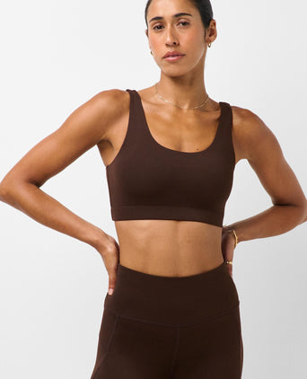 All Day Bralette - Espresso Brown