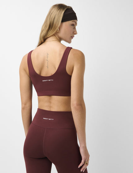 Sweaty Betty All Day Bralette - Malbec Redimages2- The Sports Edit