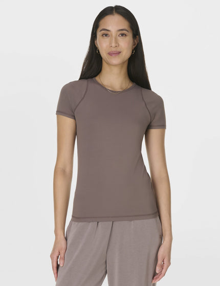 Sweaty Betty All Day T-Shirt - Taupe Brownimages1- The Sports Edit