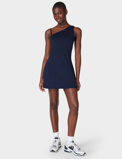 Sweaty Betty All Round Asymmetric Dress - Navy Blueimages7- The Sports Edit