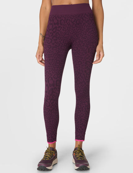 Sweaty Betty Animal Base Layer Legging - Purple Leo Jacquardimages1- The Sports Edit