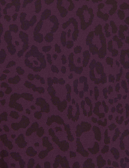 Sweaty Betty Animal Crew Neck Base Layer Top - Purple Leo Jacquardimages7- The Sports Edit
