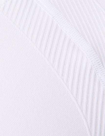 Sweaty Betty Athlete Crop Seamless Workout T-Shirt - Whiteimages5- The Sports Edit