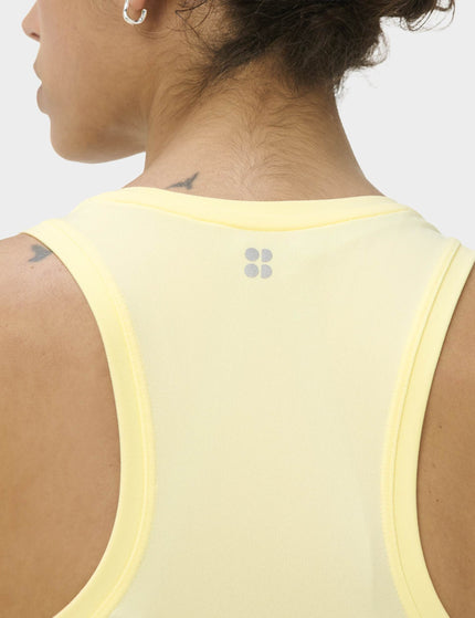 Sweaty Betty Athlete Crop Seamless Workout Vest - Butterscotch Yellowimages3- The Sports Edit