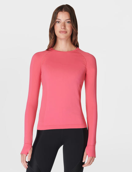 Sweaty Betty Athlete Seamless Gym Long Sleeve Top - Sweet Pinkimages1- The Sports Edit