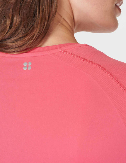 Sweaty Betty Athlete Seamless Gym Long Sleeve Top - Sweet Pinkimages3- The Sports Edit