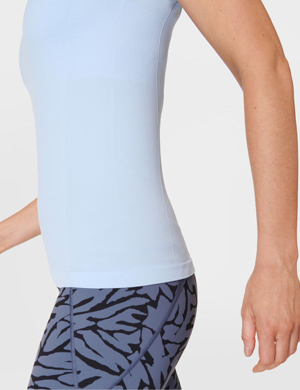 Sweaty Betty Athlete Seamless Gym T-Shirt - Breeze Blueimages5- The Sports Edit