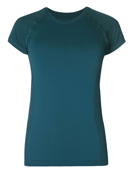 Sweaty Betty Athlete Seamless Gym T-Shirt - Deep Greenimages8- The Sports Edit