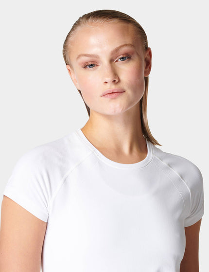 Sweaty Betty Athlete Seamless Gym T-Shirt - Whiteimages3- The Sports Edit