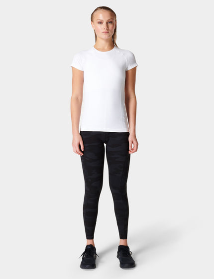 Sweaty Betty Athlete Seamless Gym T-Shirt - Whiteimages4- The Sports Edit