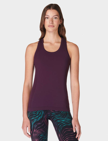 Sweaty Betty Athlete Seamless Gym Vest - Midnight Cherry Purpleimages1- The Sports Edit