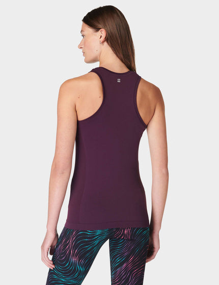 Sweaty Betty Athlete Seamless Gym Vest - Midnight Cherry Purpleimages2- The Sports Edit