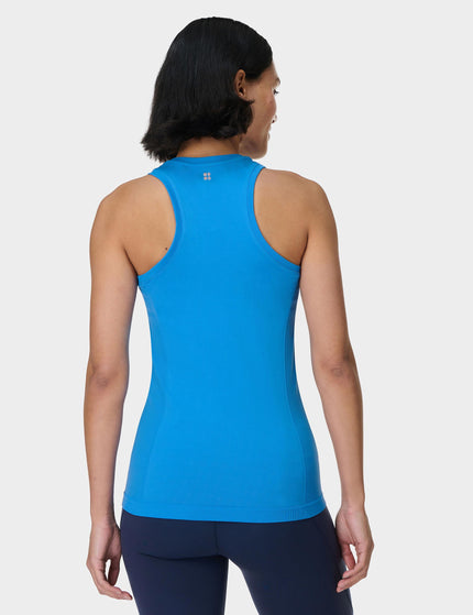 Sweaty Betty Athlete Seamless Gym Vest - Tidal Blueimages2- The Sports Edit