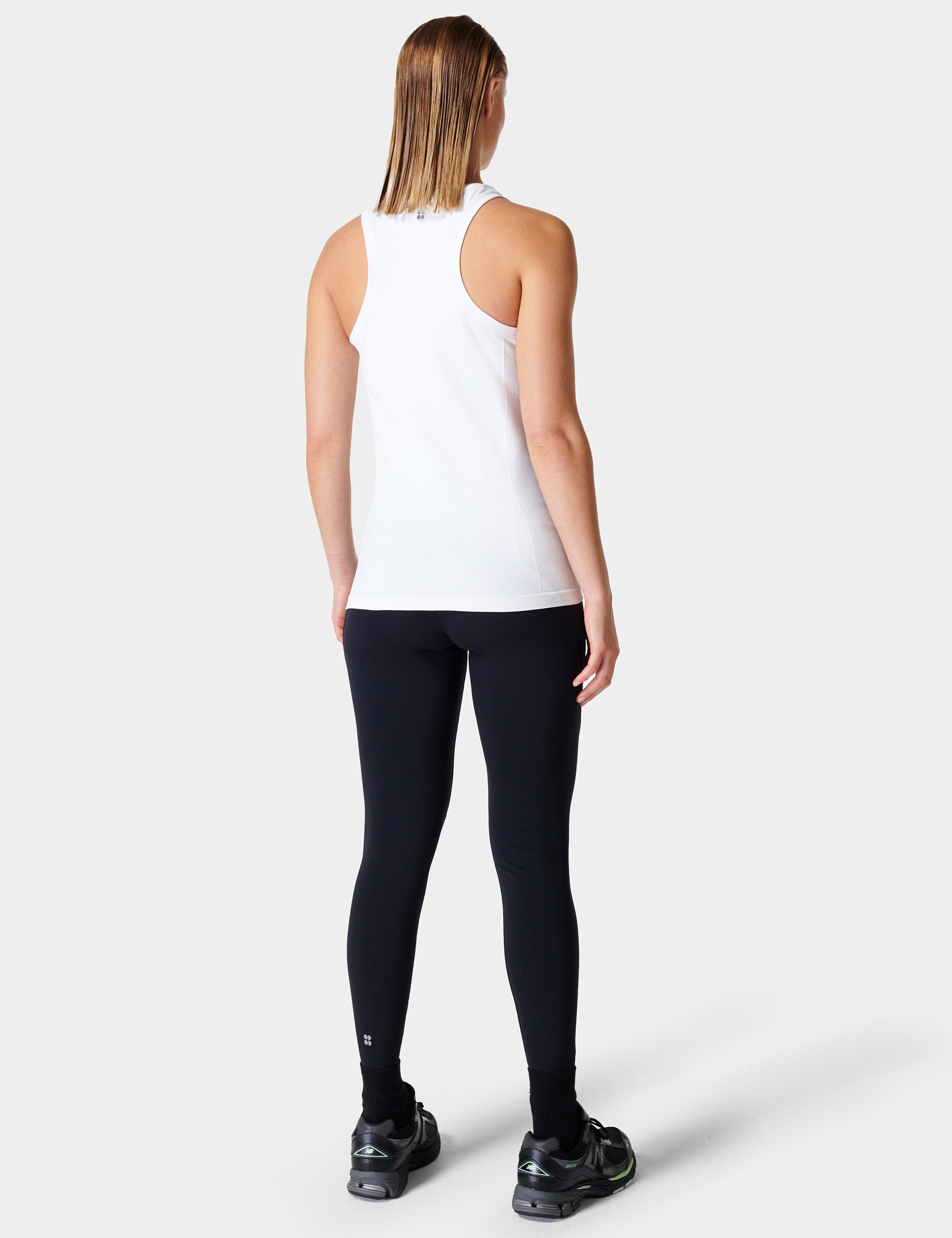 Sweaty Betty | Athlete Seamless Gym Vest - White | The Sports Edit