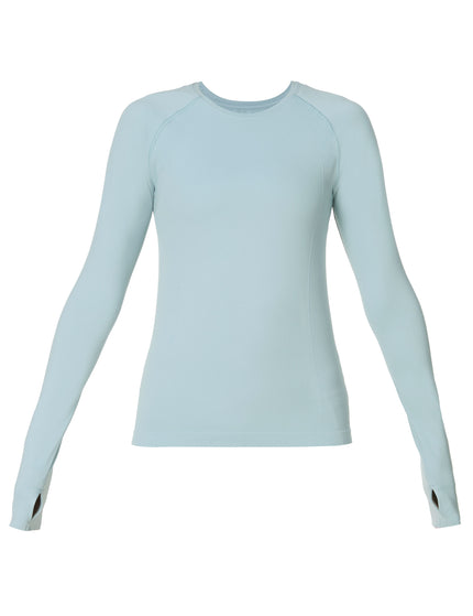 Sweaty Betty Athlete Seamless Workout Long Sleeve Top - Vapour Blueimages6- The Sports Edit