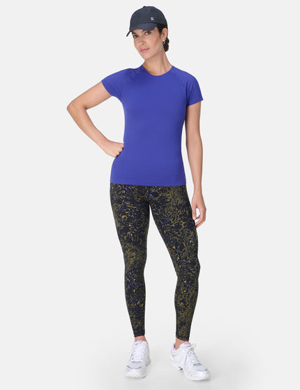 Sweaty Betty Athlete Seamless Workout T-Shirt - Rich Blueimages6- The Sports Edit