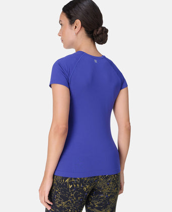 Athlete Seamless Workout T-Shirt - Rich Blue