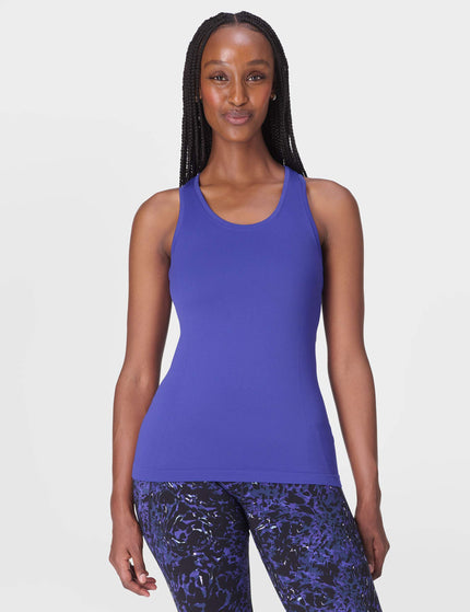 Sweaty Betty Athlete Seamless Workout Vest - Rich Blueimages1- The Sports Edit
