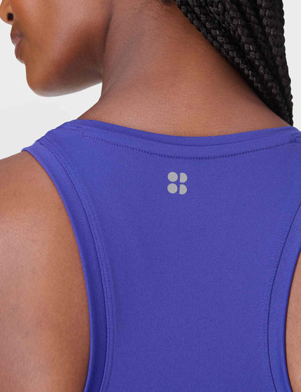 Sweaty Betty Athlete Seamless Workout Vest - Rich Blueimages4- The Sports Edit