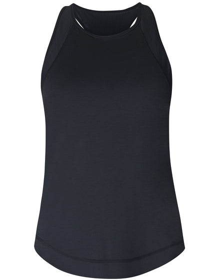 Sweaty Betty Breathe Easy Mesh Run Vest Top - Blackimages7- The Sports Edit