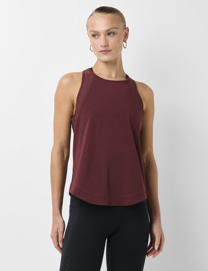 Sweaty Betty Breathe Easy Mesh Run Vest Top - Malbec Redimages1- The Sports Edit