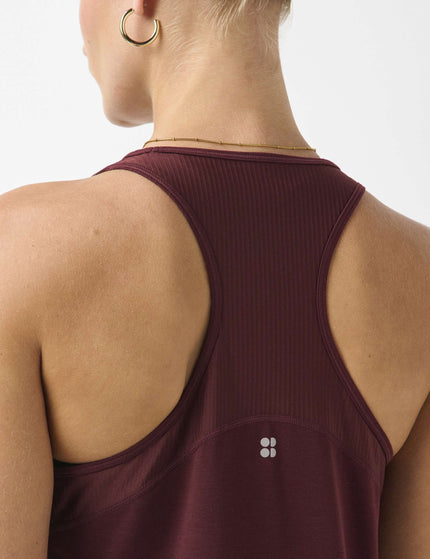 Sweaty Betty Breathe Easy Mesh Run Vest Top - Malbec Redimages3- The Sports Edit