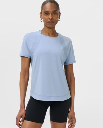 Breathe Easy Mesh T-Shirt - Laguna Blue