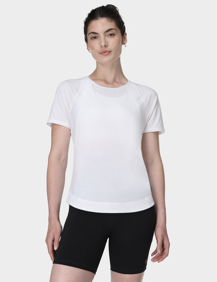 Sweaty Betty Breathe Easy Mesh T-Shirt - Whiteimages1- The Sports Edit
