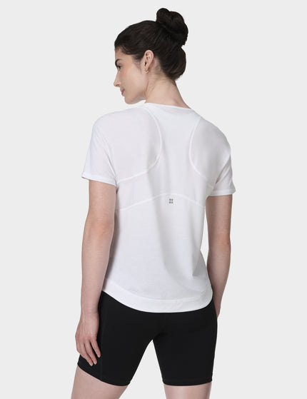 Sweaty Betty Breathe Easy Mesh T-Shirt - Whiteimages2- The Sports Edit