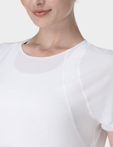 Sweaty Betty Breathe Easy Mesh T-Shirt - Whiteimages3- The Sports Edit