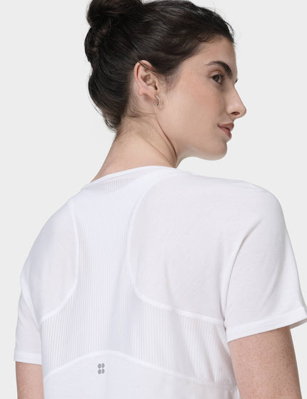 Sweaty Betty Breathe Easy Mesh T-Shirt - Whiteimages5- The Sports Edit
