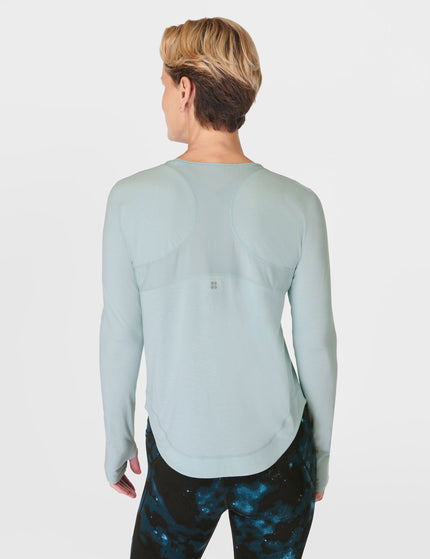 Sweaty Betty Breathe Easy Running Long Sleeve Top - Muted Teal Blueimages2- The Sports Edit