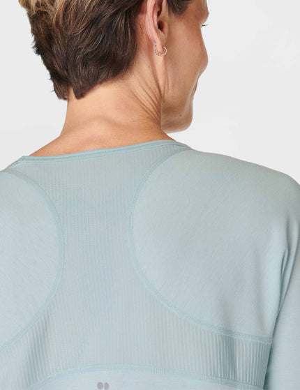 Sweaty Betty Breathe Easy Running Long Sleeve Top - Muted Teal Blueimages3- The Sports Edit