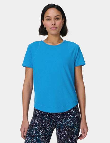 Sweaty Betty Breathe Easy Running T-Shirt - Tidal Blueimages1- The Sports Edit