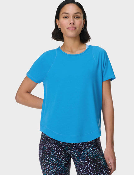 Sweaty Betty Breathe Easy Running T-Shirt - Tidal Blueimages5- The Sports Edit