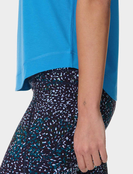 Sweaty Betty Breathe Easy Running T-Shirt - Tidal Blueimages4- The Sports Edit