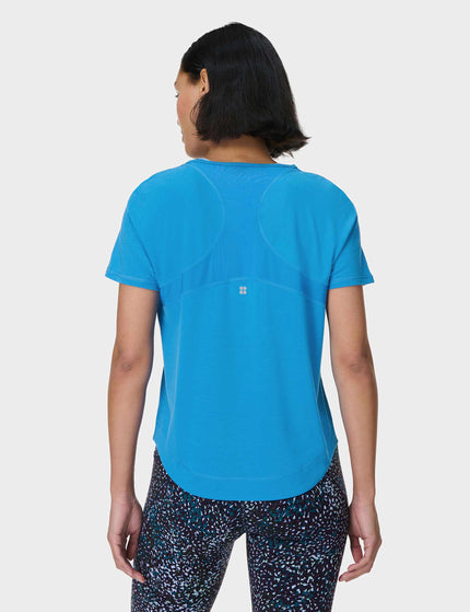 Sweaty Betty Breathe Easy Running T-Shirt - Tidal Blueimages2- The Sports Edit