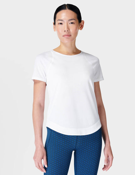 Sweaty Betty Breathe Easy Running T-Shirt - Whiteimages1- The Sports Edit