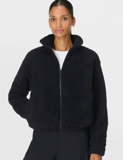 Sweaty Betty Canyon Fleece Zip Up - Blackimages1- The Sports Edit