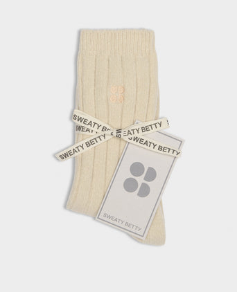Cosy Socks - Buttermilk Beige