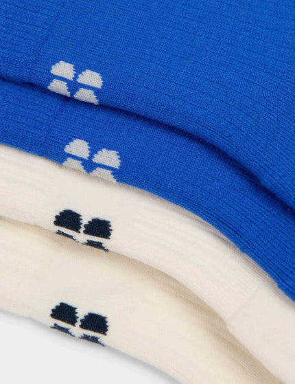 Sweaty Betty Crew Running Socks 2 Pack - Prussian Blue/French Navy Blueimages3- The Sports Edit
