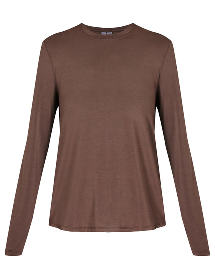 Sweaty Betty Drape Back Long Sleeve Top - Walnut Brownimages6- The Sports Edit