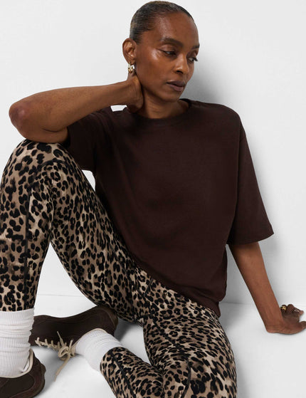 Sweaty Betty Elevated Cotton Longline T-Shirt - Espresso Brownimages4- The Sports Edit