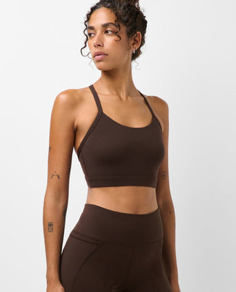 EmPower Sports Bra - Espresso Brown