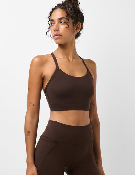 Sweaty Betty EmPower Sports Bra - Espresso Brownimages1- The Sports Edit