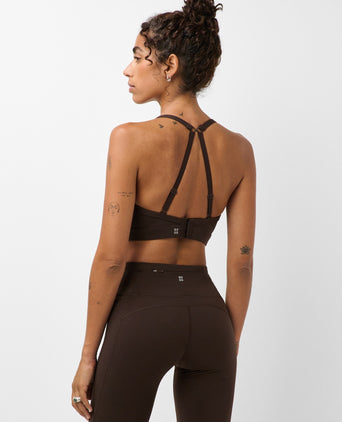 EmPower Sports Bra - Espresso Brown