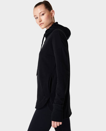 Escape Italian Fleece Hoody - Black