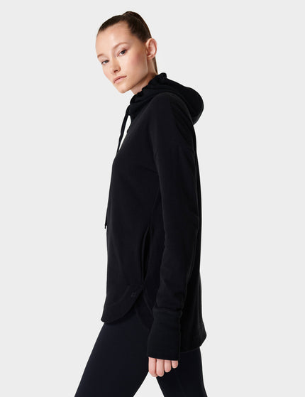 Sweaty Betty Escape Italian Fleece Hoody - Blackimages1- The Sports Edit